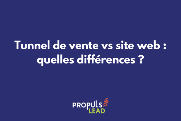 Schéma comparatif illustrant les différences entre un tunnel de vente linéaire et un site web traditionnel avec leurs parcours utilisateur respectifs