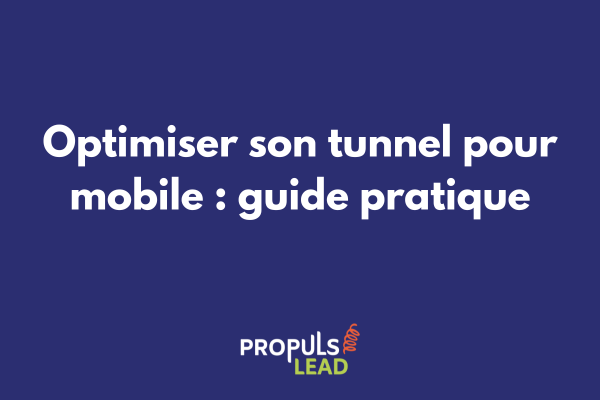 Interface mobile d'un tunnel de vente optimisé avec design responsive et navigation tactile intuitive