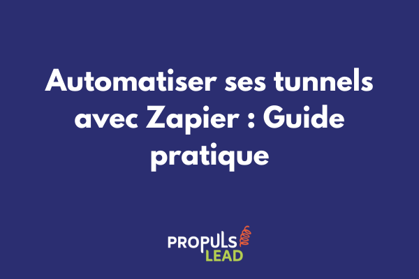 Interface Zapier avec workflows d'automatisation de tunnels de vente connectant différents outils marketing