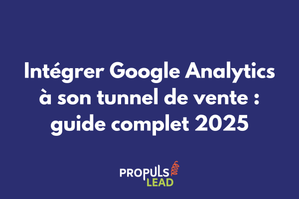 Dashboard Google Analytics montrant les métriques d'un tunnel de vente avec taux de conversion et parcours utilisateur