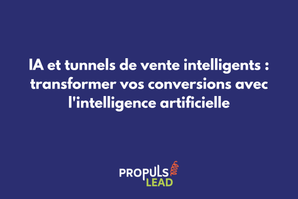 Interface de tunnel de vente intelligent avec algorithmes IA et tableaux de bord prédictifs