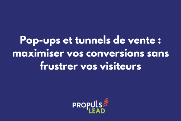 Pop-up de capture email intégré dans un tunnel de vente sur GoHighLevel