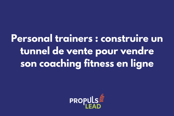 Personal trainer guidant un client lors d'une séance de coaching fitness en ligne avec interface de tunnel de vente GoHighLevel