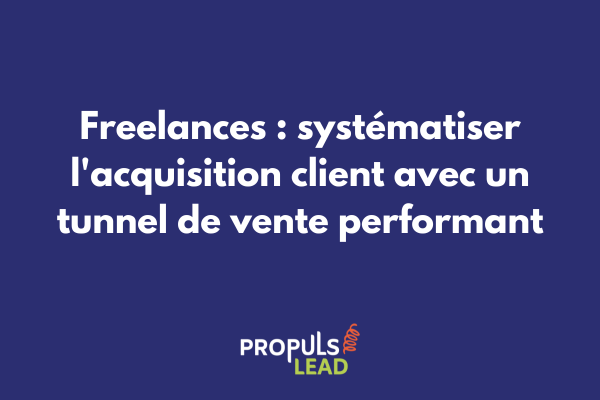 Freelance travaillant sur son ordinateur avec des graphiques de tunnel de vente et d'acquisition client en arrière-plan