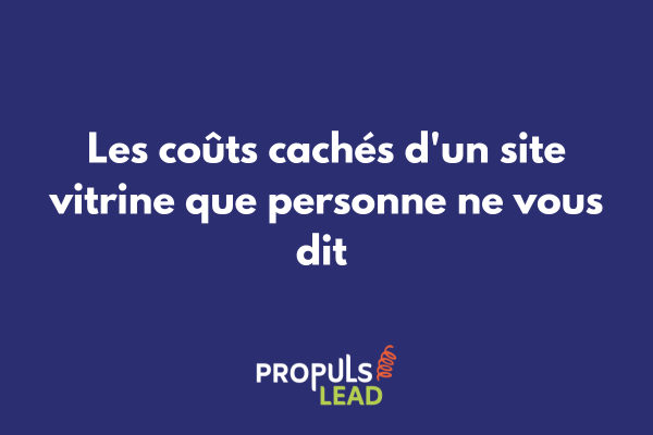 Graphique comparatif des coûts cachés entre site vitrine et tunnel de vente GoHighLevel