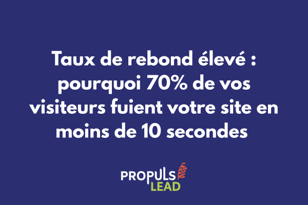 Graphique montrant un taux de rebond de 70% sur un site web classique versus 20% sur un tunnel de vente optimisé