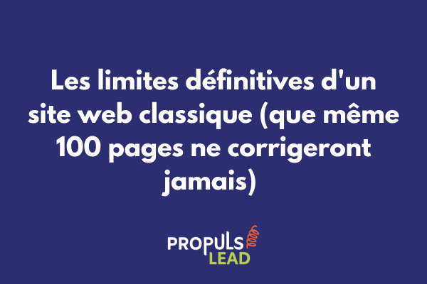 Comparaison visuelle entre un site web complexe inefficace et un tunnel de vente performant