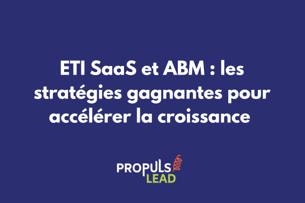 Dashboard de performance ABM pour une ETI SaaS avec métriques de croissance