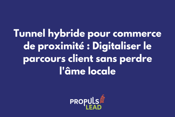 Schéma illustrant l'interconnexion entre boutique physique et outils digitaux pour un commerce local