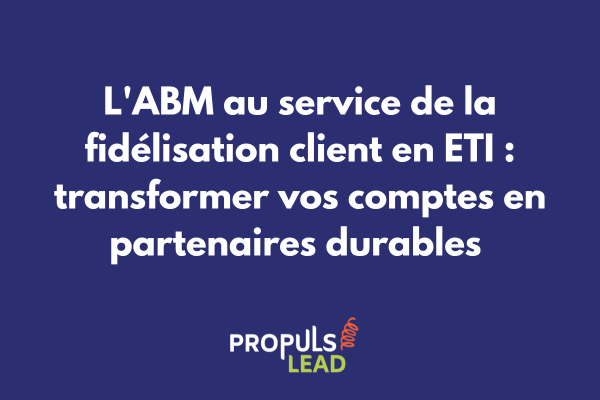 Graphique montrant l'évolution positive de la rétention client grâce à l'ABM en ETI