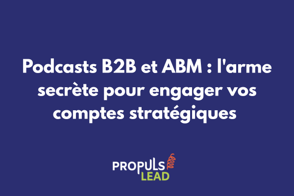 Studio d'enregistrement podcast professionnel avec équipement audio pour stratégie ABM B2B