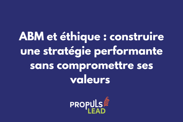 Balance équilibrant performance ABM et principes éthiques avec icônes de protection des données et transparence