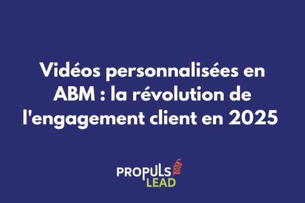 Interface de création de vidéo personnalisée ABM avec données dynamiques du compte cible
