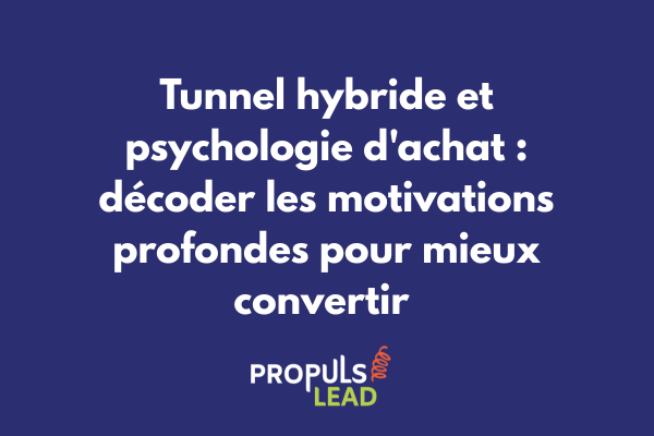Analyse psychologique du parcours client dans un tunnel de vente hybride offline et online
