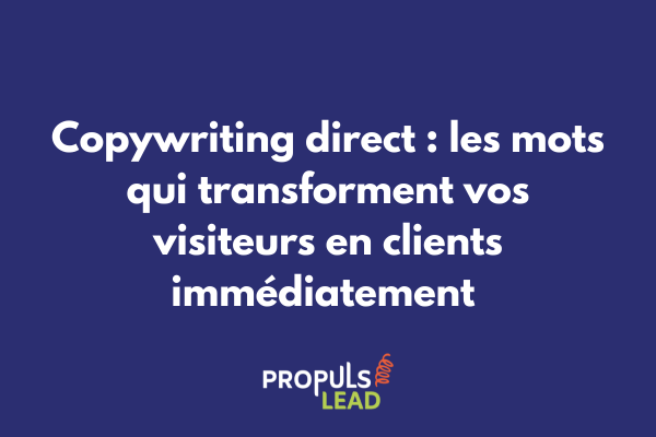 Exemple de page micro-funnel avec copywriting direct annoté montrant titre percutant, proposition de valeur claire et appel à l'action immédiat