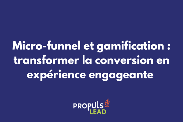 Interface de micro-funnel gamifié avec barres de progression, points et récompenses pour stimuler l'engagement utilisateur
