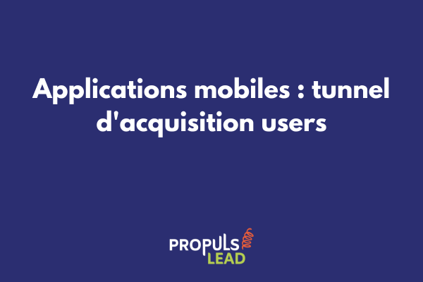 Tunnel de vente optimisé pour l'acquisition d'utilisateurs d'applications mobiles avec statistiques de conversion