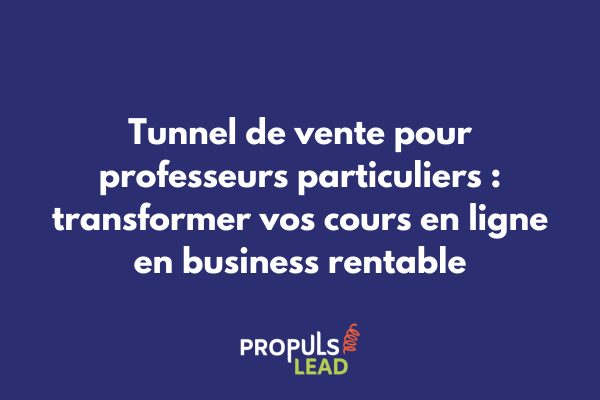 Professeur donnant un cours en ligne avec interface GoHighLevel sur écran montrant un tunnel de vente automatisé