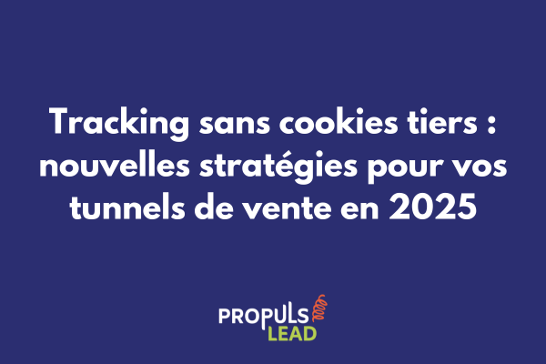 Interface de tracking GoHighLevel montrant les données first-party collectées dans un tunnel de vente sans cookies tiers