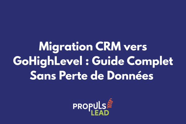 Interface de migration de données CRM vers GoHighLevel avec mapping des champs personnalisés