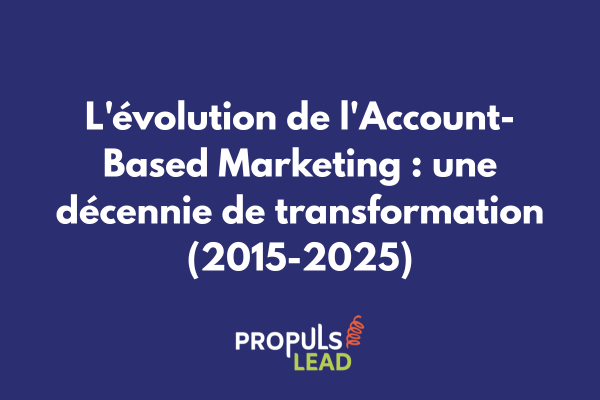 Graphique montrant l'évolution de l'ABM de 2015 à 2025 avec les étapes clés de transformation