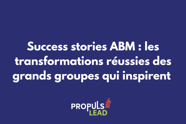 Graphiques de croissance et tableaux de résultats ABM de grands groupes internationaux