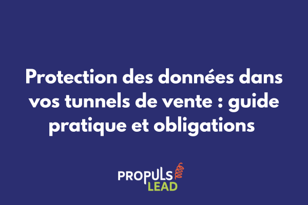 Écran d'ordinateur affichant un tunnel de vente sécurisé avec icônes de protection des données et cadenas