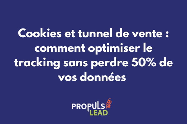 Diagramme illustrant les différents types de cookies et leur impact sur les étapes d'un tunnel de vente digital