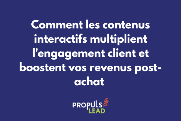 Interface de contenu interactif avec quiz personnalisé et recommandations produits dynamiques dans un tunnel de vente avancé