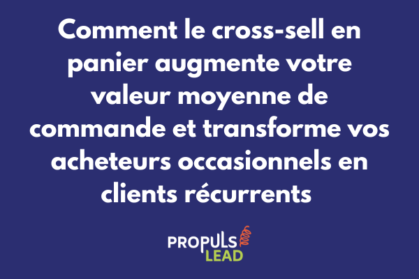 Interface e-commerce avec recommandations de cross-sell intelligentes affichées dans le panier d'achat et augmentation du panier moyen