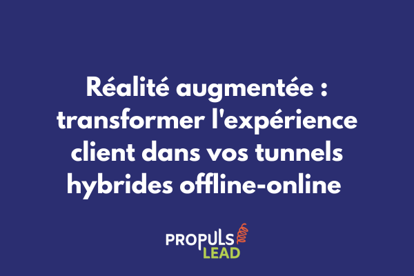 Personne utilisant une application de réalité augmentée lors d'un événement professionnel connecté à un tunnel de vente digital