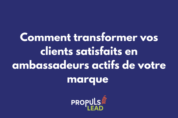 Représentation visuelle d'un programme d'advocacy client avec des ambassadeurs partageant leur expérience et générant des recommandations