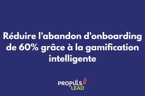 Interface d'onboarding SaaS gamifiée montrant les barres de progression, badges de réussite et défis qui motivent l'adoption