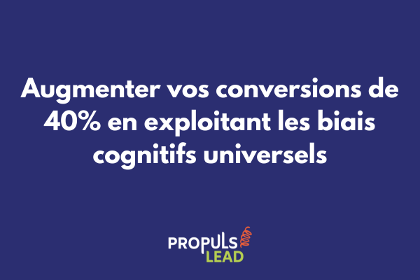Schéma illustrant les principaux biais cognitifs appliqués à un tunnel SaaS pour optimiser les conversions éthiquement