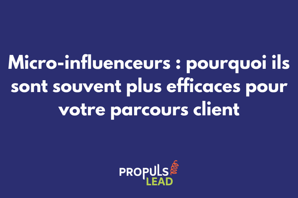 Comparaison visuelle entre l'impact des macro-influenceurs et des micro-influenceurs sur le parcours client