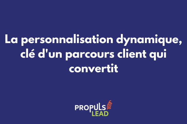 Interface web affichant du contenu personnalisé dynamiquement selon le profil visiteur sur le parcours client