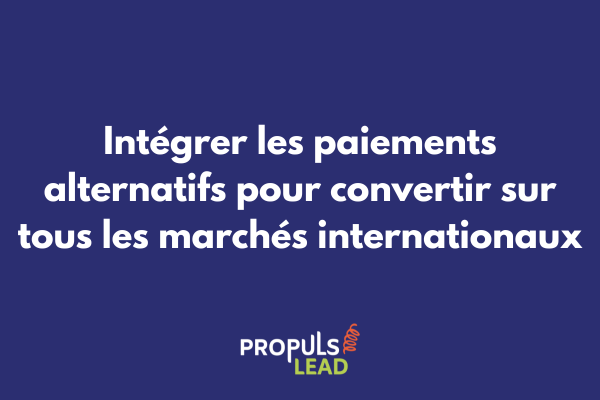 Intégration des paiements alternatifs Alipay Klarna dans tunnel de vente multilingue