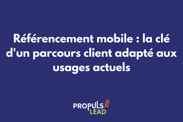 Smartphone affichant un parcours client optimisé pour le référencement mobile