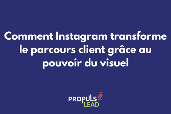Stratégie Instagram déployée sur les différentes étapes du parcours client avec formats visuels variés