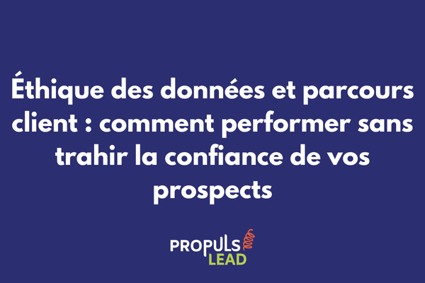 Illustration de l'équilibre entre éthique des données et performance du parcours client dans un tunnel de vente digital