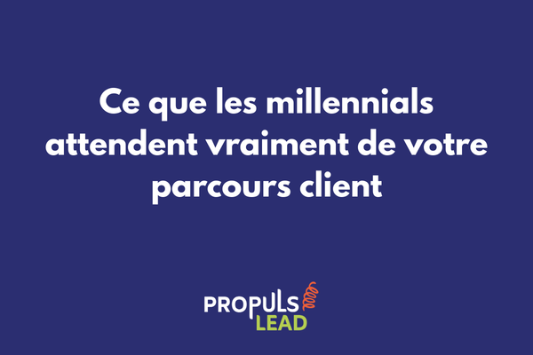 Parcours client adapté aux comportements d'achat des millennials sur mobile et réseaux sociaux