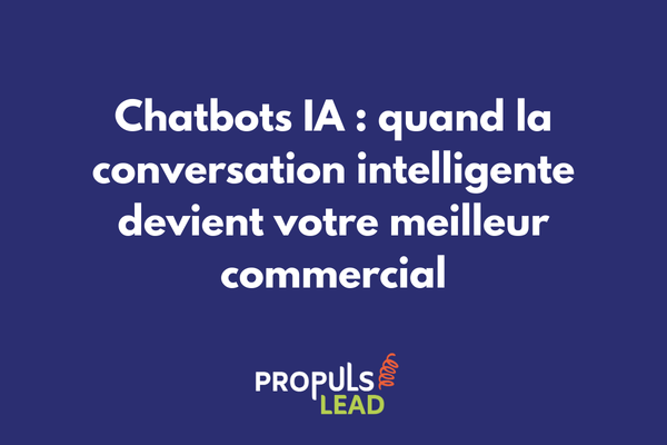 Chatbot IA intégré dans un parcours client engageant une conversation personnalisée avec un prospect
