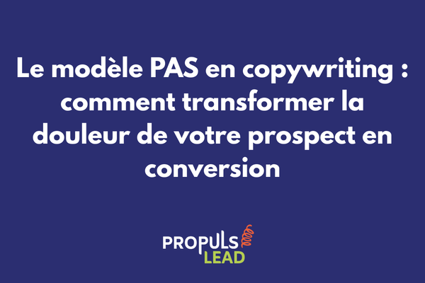 Modèle PAS problem agitate solve appliqué au copywriting des tunnels de vente
