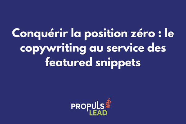 Résultat Google avec un featured snippet en position zéro, montrant une réponse concise et bien formatée