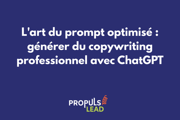 Interface ChatGPT avec un prompt bien structuré pour générer un texte marketing persuasif