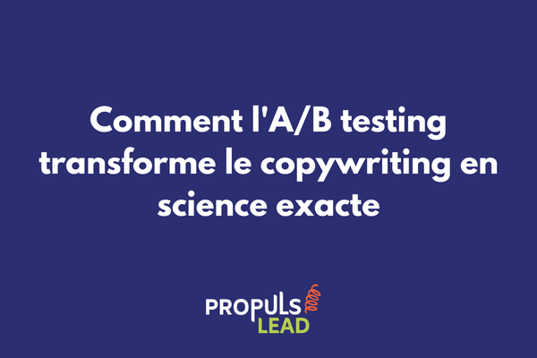 Interface de test A/B comparant deux variantes d'un titre de page de vente avec indicateurs de conversion en temps réel