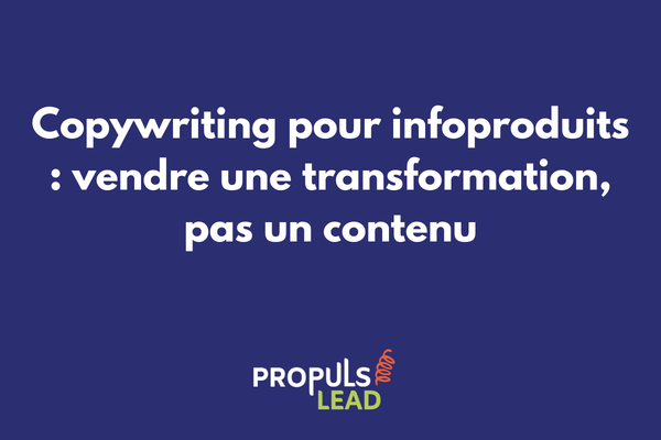 Copywriting infoproduits avec page de vente formation en ligne, ebook et tunnel de conversion