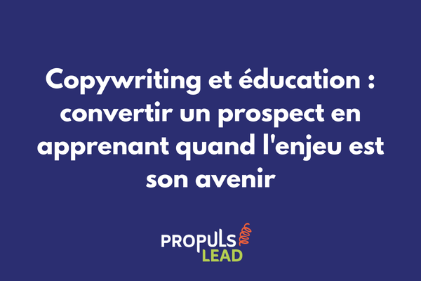 Copywriting éducation avec page d'inscription école, landing page formation et tunnel de conversion étudiant