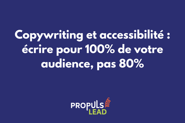 Page web accessible avec langage clair, contraste élevé, et texte lisible pour toutes les capacités visuelles