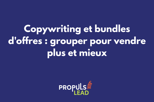 Bundle offres - plusieurs produits regroupés et présentés comme une solution intégrée
